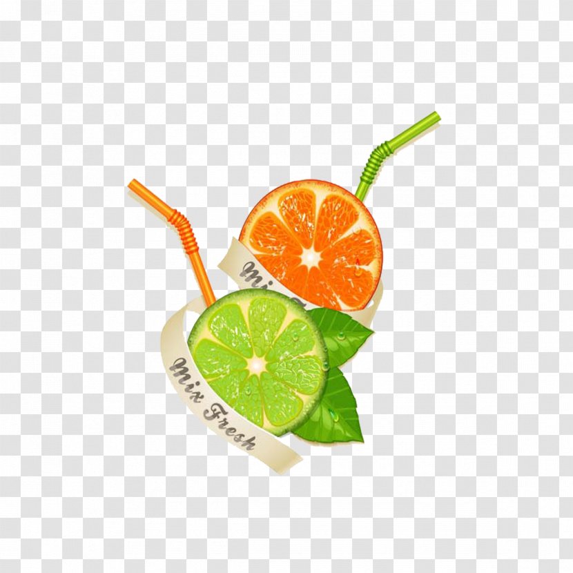 Orange Juice Fresca Lime Lemon - Drink Transparent PNG