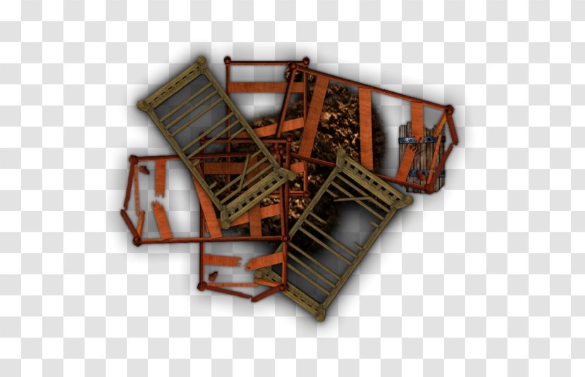 Bed Frame Wrecking Yard - Scrap - Top View Transparent PNG