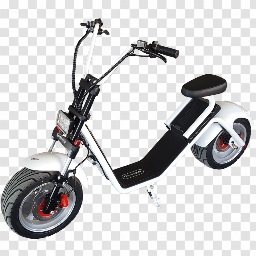 Electric Vehicle Motorcycles And Scooters Car - Motorized Scooter - White Delivery Transparent PNG