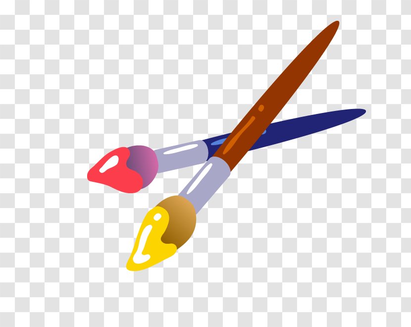 Paintbrush Watercolor Painting Eraser - Ink Brush - Pen Transparent PNG