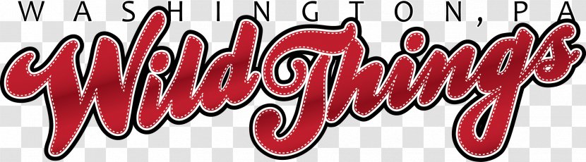Logo Brand Font - Red - Banner Transparent PNG