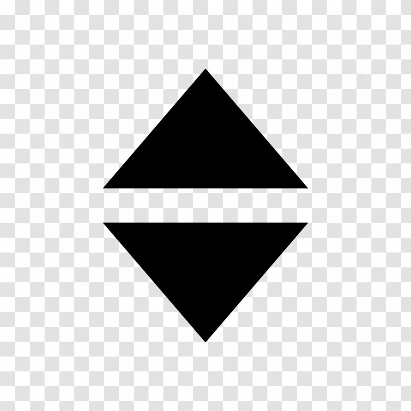 Arrow Desktop Wallpaper - Triangle - Down Transparent PNG
