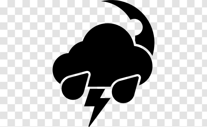 Thunderstorm Hail - Silhouette - Storm Transparent PNG
