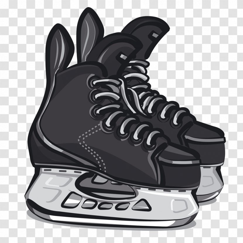 Ice Skate Hockey Stock Illustration Photography Clip Art - White - Roller Skates Transparent PNG