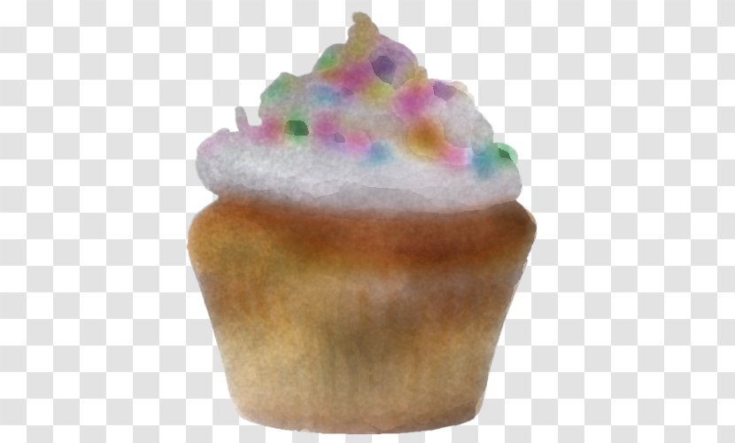 Food Cupcake Icing Buttercream Dessert - Cuisine - Muffin Baked Goods Transparent PNG
