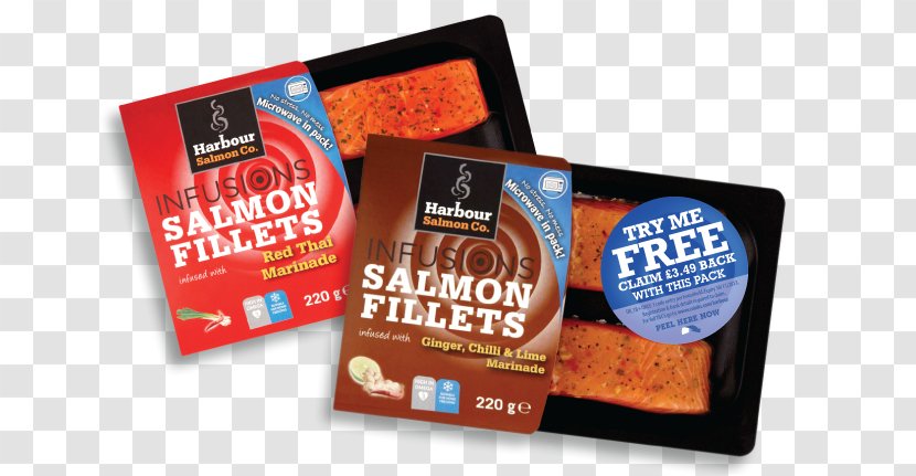 Brand Flavor Snack Font - Salmon Fillet Transparent PNG