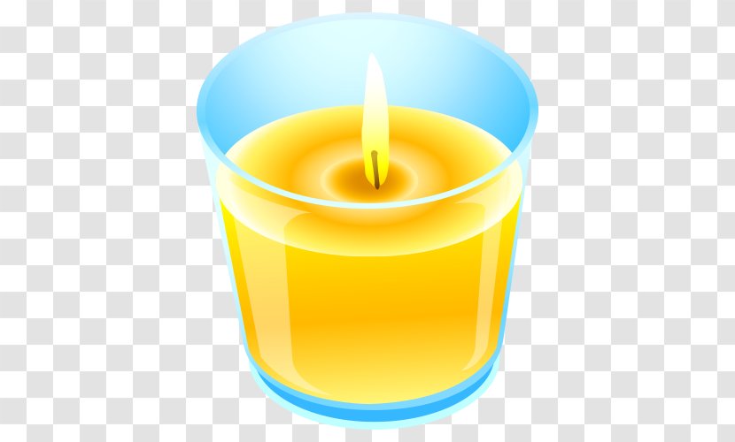 Candle Flame Combustion - Yellow - HD Vector Diagram Transparent PNG