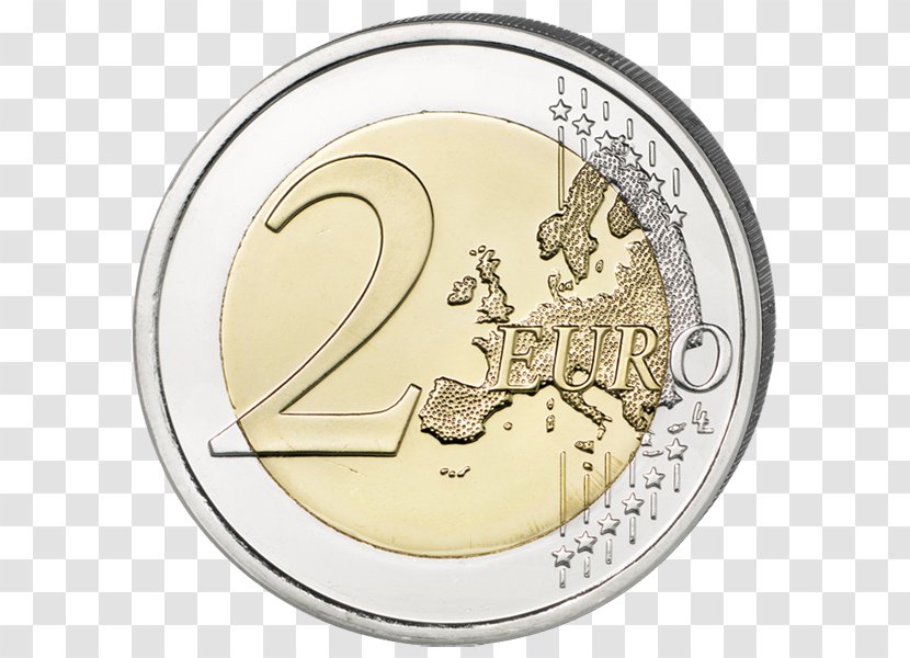 Europe 2 Euro Coin Commemorative Coins - 1 Cent - Hamburg Printing Transparent PNG