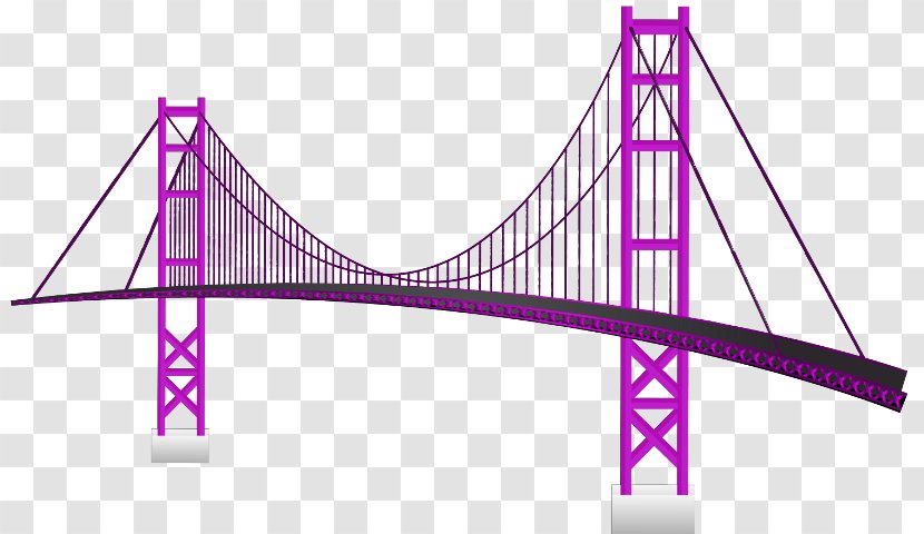 Golden Gate Bridge Clip Art Openclipart Suspension - Structure - Game Transparent PNG