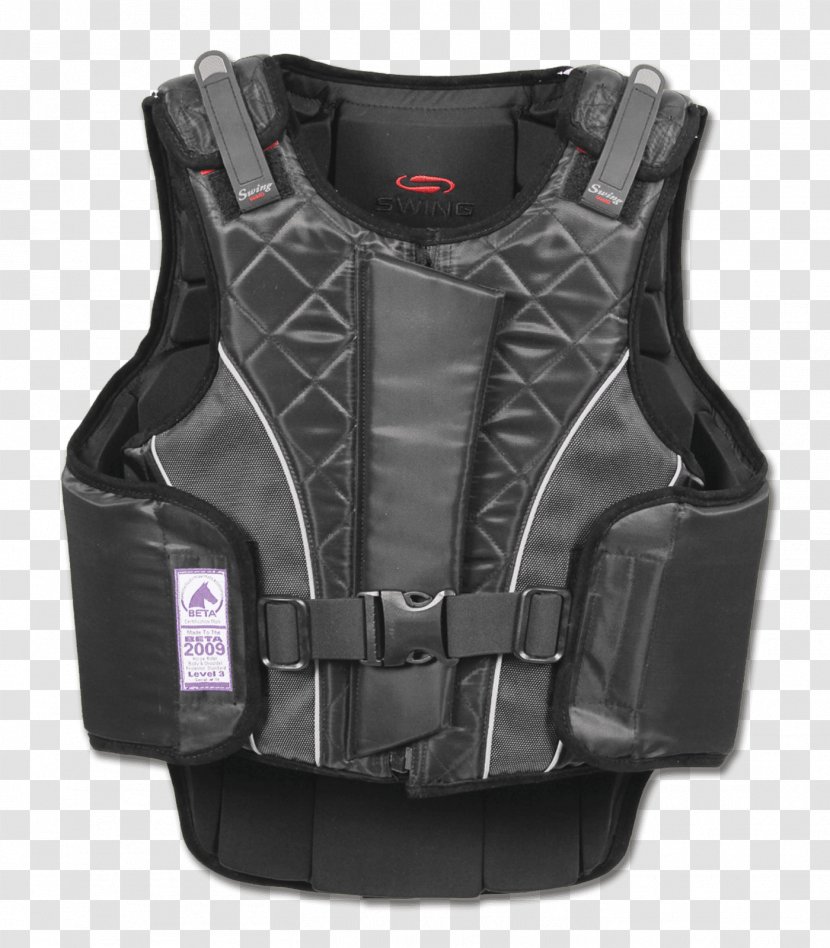 Gilets Equestrian Waistcoat Zipper Air Bag Vest - Personal Protective Equipment Transparent PNG