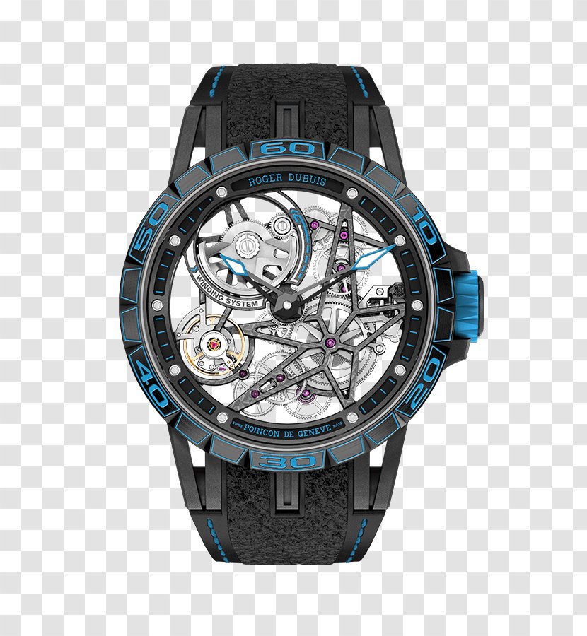 Roger Dubuis Car Watch Pirelli Tire - Watercolor Transparent PNG