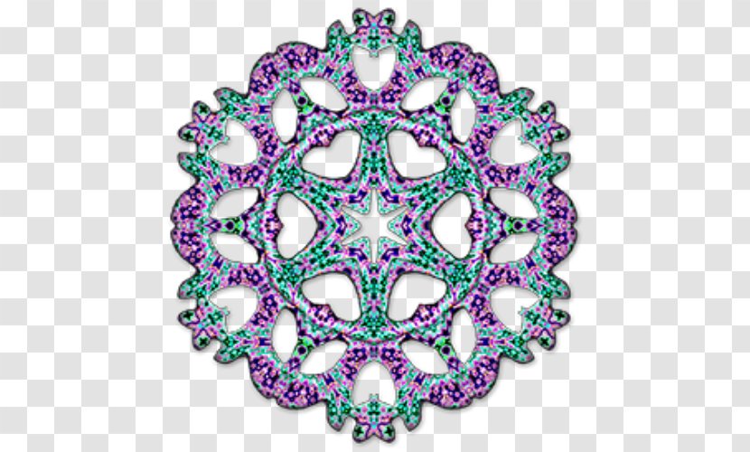 Kaleidoscope Mandala Symbol Pattern - Diamonds Transparent PNG