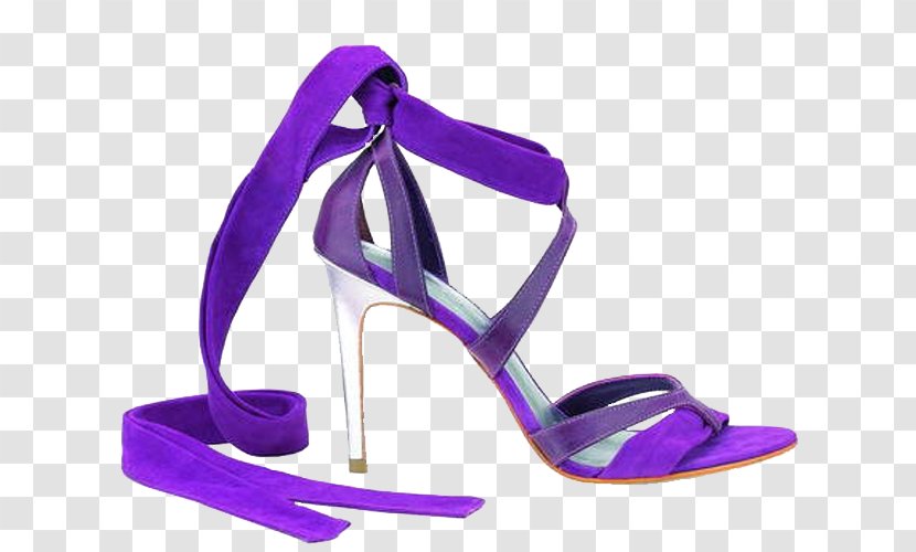 High-heeled Footwear Shoe Fashion Purple Stiletto Heel - Foot - Elegant High Heels Transparent PNG