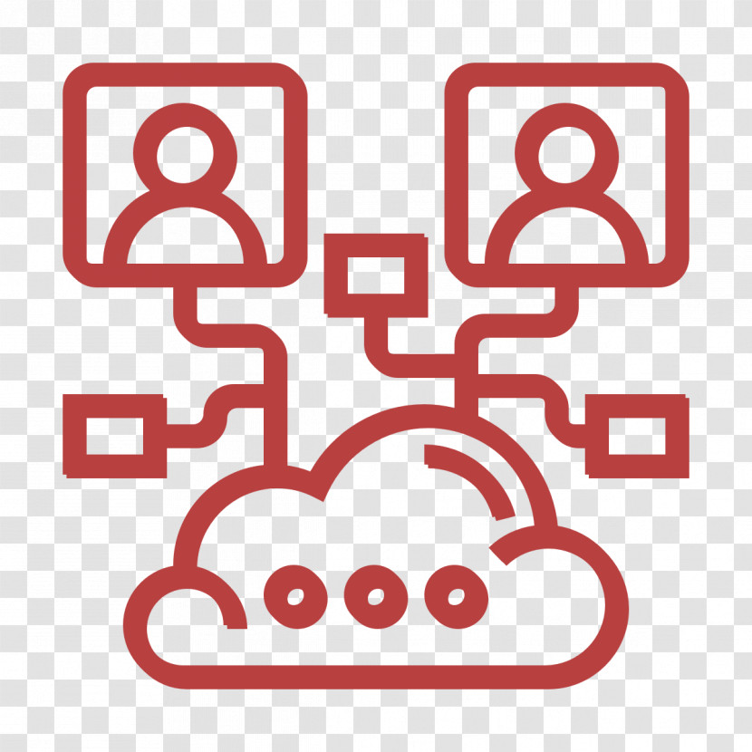 Cluster Icon Cloud Service Icon Transparent PNG