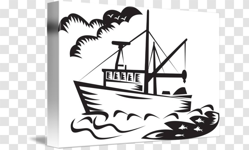 Fishing Vessel Silhouette Drawing Clip Art Transparent PNG