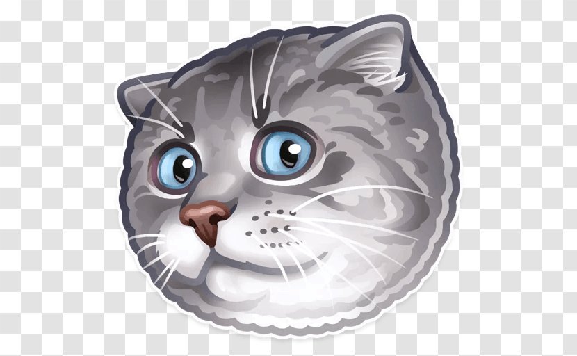 Sticker Whiskers Cat Telegram Dog Transparent PNG