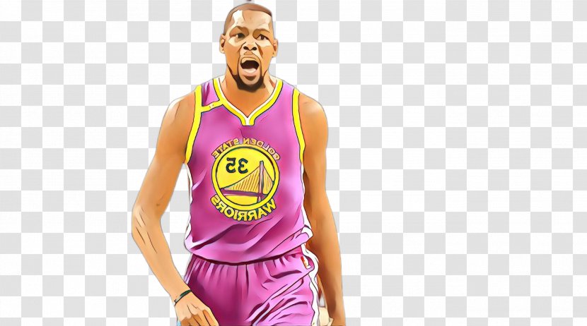 Basketball Player Sportswear Clothing Sleeveless Shirt Yellow - Active Tank - Team Sport Transparent PNG