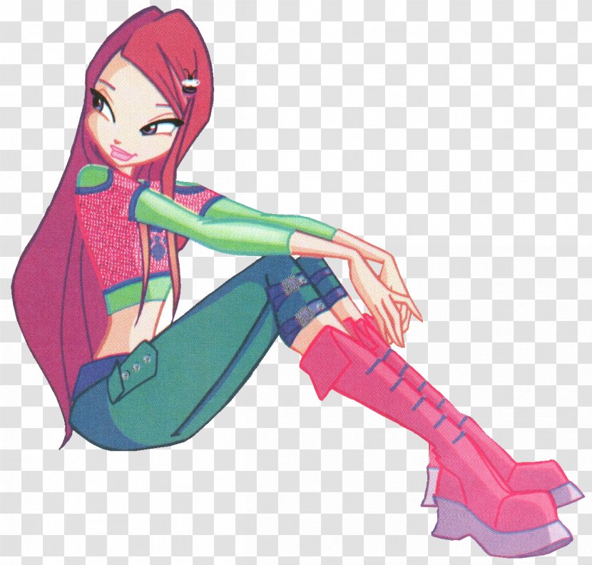 Roxy Flora Musa Winx Forever - Cartoon - Heart Transparent PNG