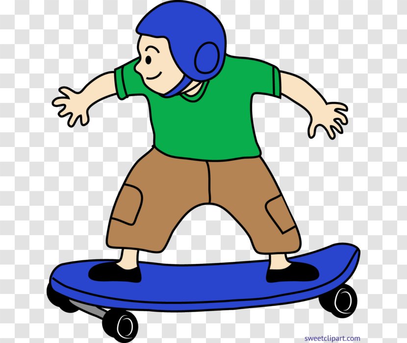 Skateboarding Ice Skating Roller Clip Art - Skateboard Transparent PNG