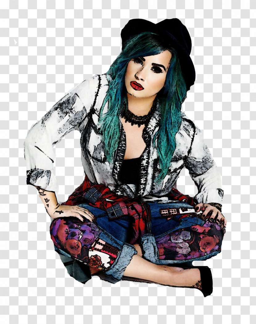 Demi Lovato Photography - Watercolor Transparent PNG