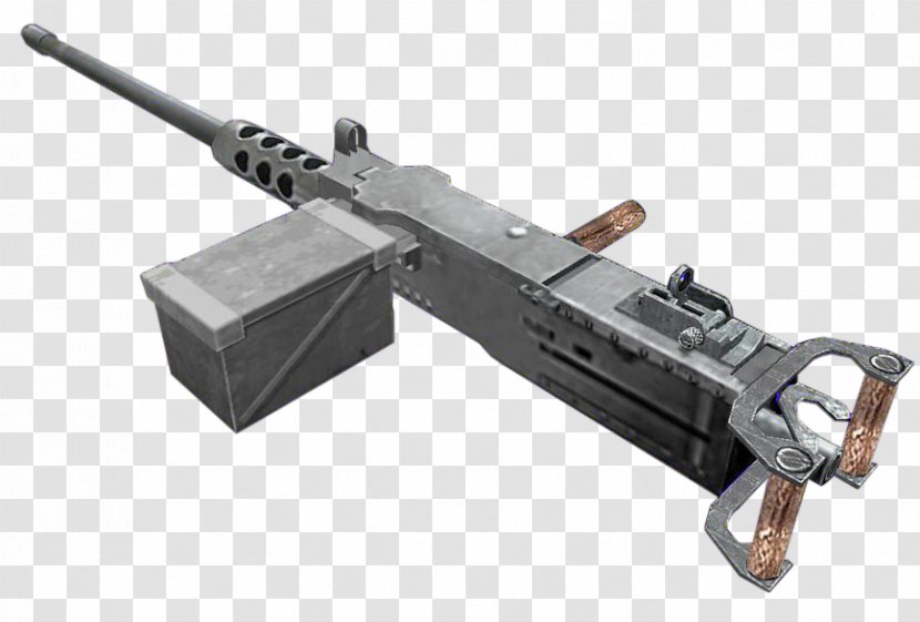 Firearm Machine Gun .50 BMG M2 Browning Weapon - Tree Transparent PNG