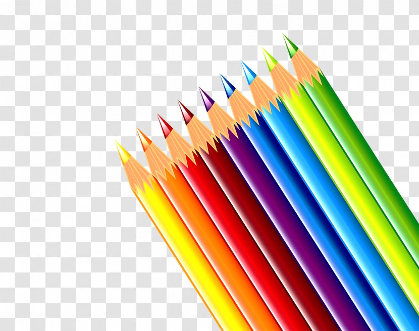 Paper Colored Pencil Clip Art - Colorful Transparent PNG