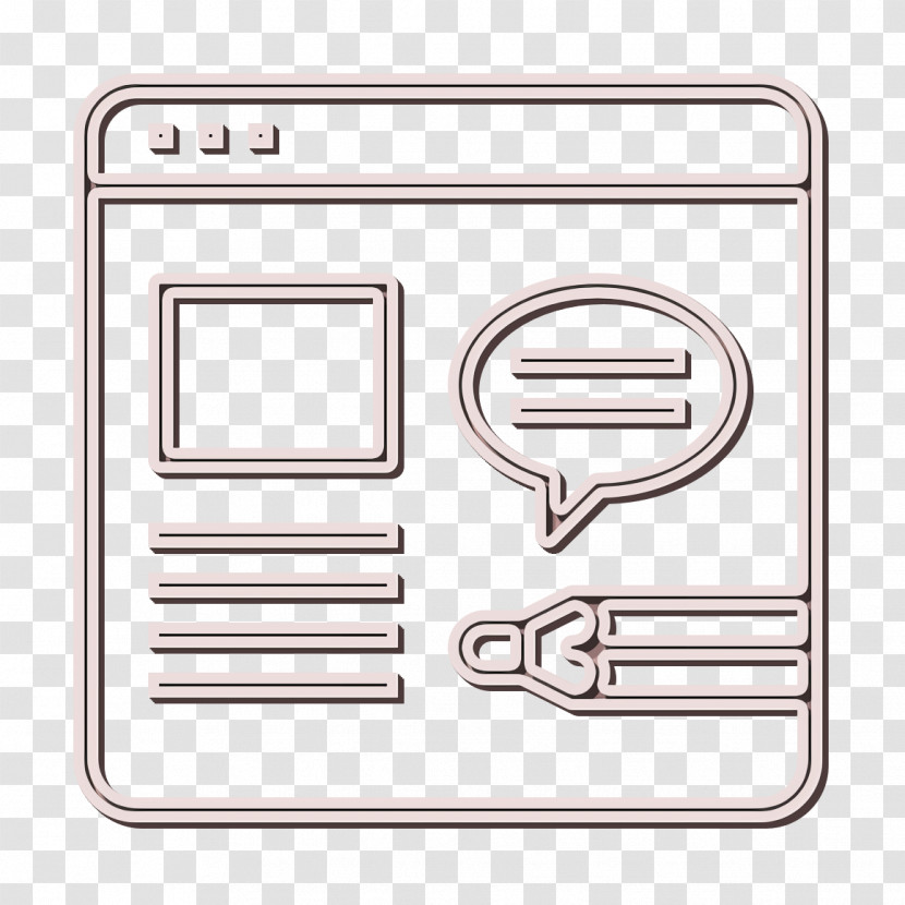 Type Of Website Icon Blog Icon Transparent PNG