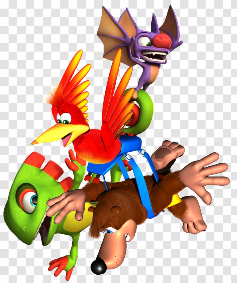 Banjo-Kazooie Yooka-Laylee Donkey Kong Country 64 Video Game - Banjokazooie Transparent PNG