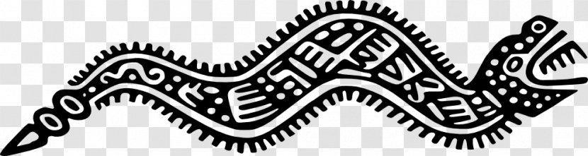 Snake Horned Serpent Native Americans In The United States Symbol - Monochrome Transparent PNG