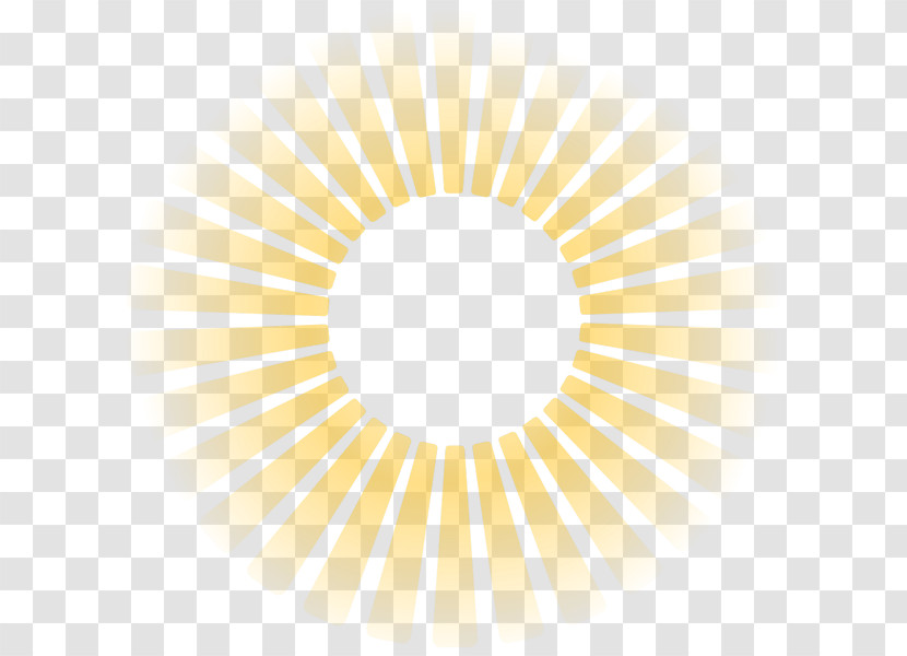 White Yellow Circle Line Transparent PNG