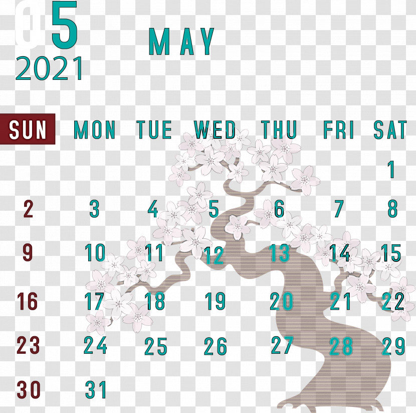 May 2021 Calendar May Calendar 2021 Calendar Transparent PNG