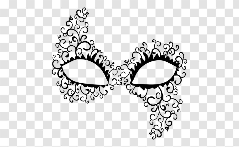 Mask Clip Art - Frame - Carnival Design Transparent PNG