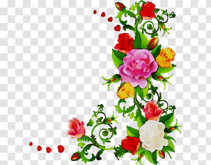 Floral Design Garden Roses Cut Flowers - Bouquet - Pnk Transparent PNG