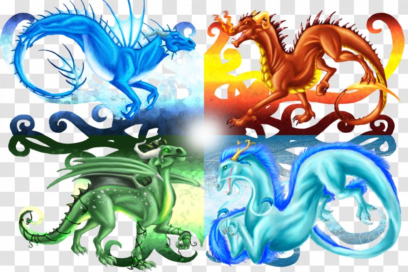 Azure Dragon Classical Element Elemental Transparent PNG