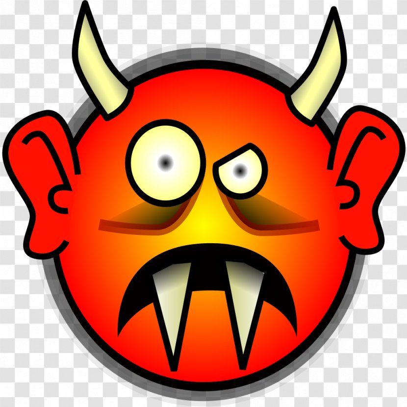 Clip Art - Emoticon - Devil Transparent PNG