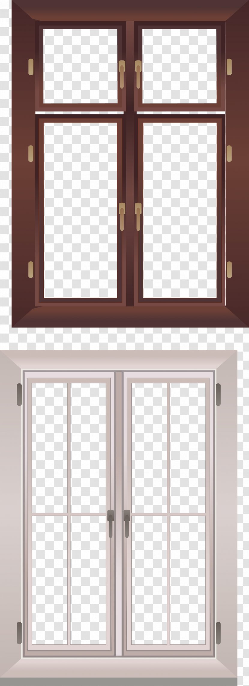 Window Euclidean Vector Door - Designer - Wood Windows And Doors Transparent PNG