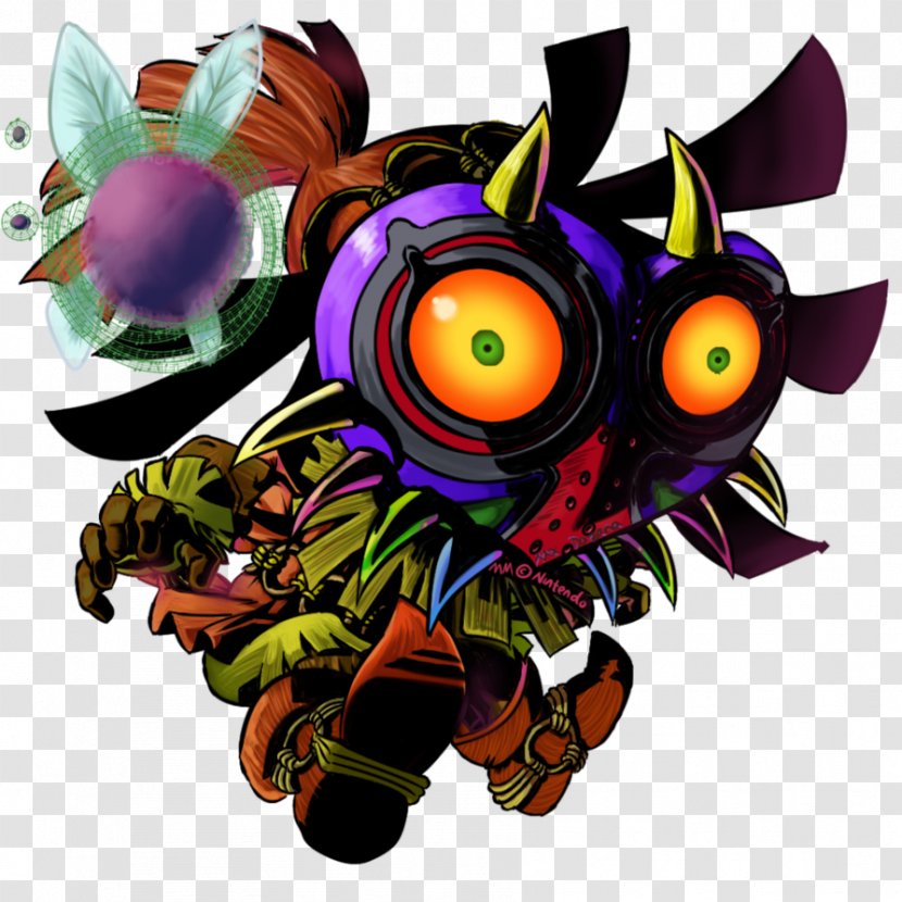 The Legend Of Zelda: Majora's Mask 3D Nintendo 64 Game 3DS - Frame Transparent PNG