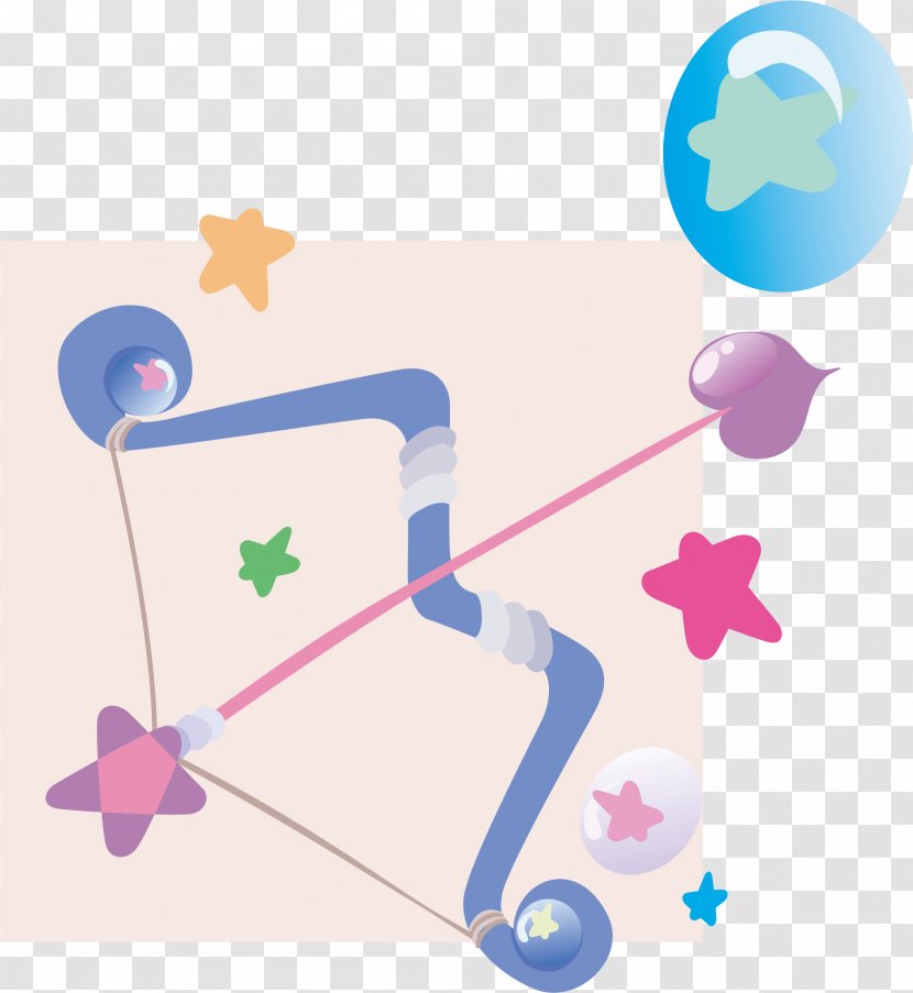 Infant Toy Pattern - Purple - Sagittarius Transparent PNG