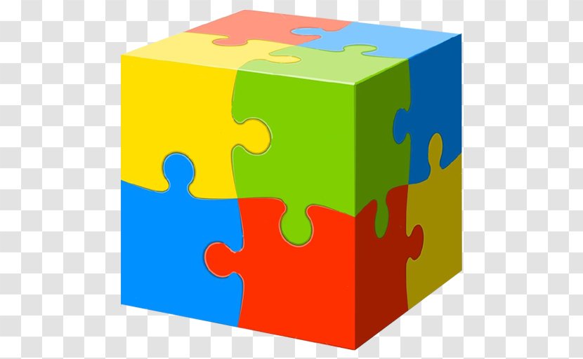 Jigsaw Puzzles Vector Graphics Puzzle Cube - Royaltyfree Transparent PNG