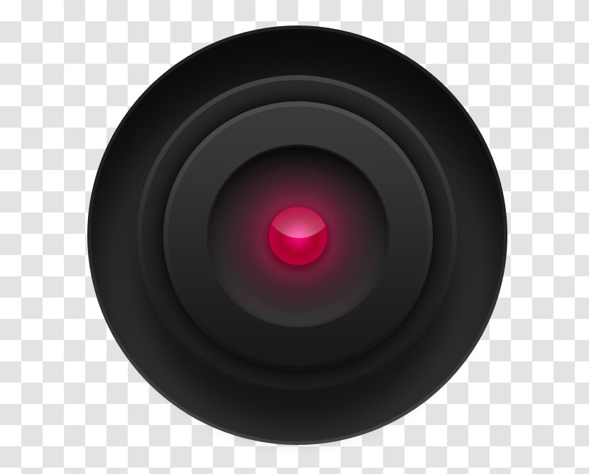 Camera Lens Circle Magenta - UID Interaction Design Icon Transparent PNG