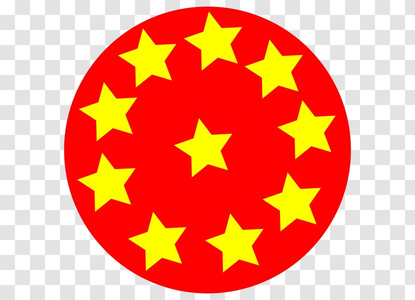 Star Circle Clip Art - Symbol - Red Cliparts Transparent PNG