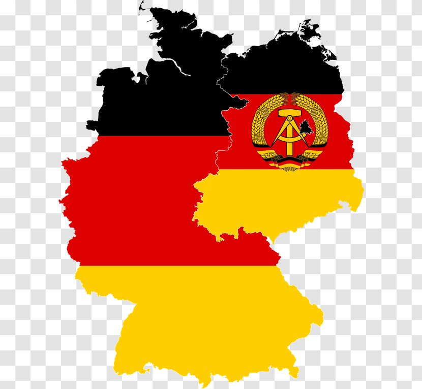 West Germany Flag Of Berlin German Reunification - Map Transparent PNG