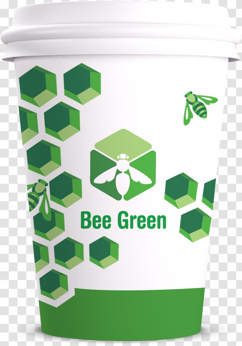 Bee Paper Cup Engångsartiklar Mug - Cups Transparent PNG