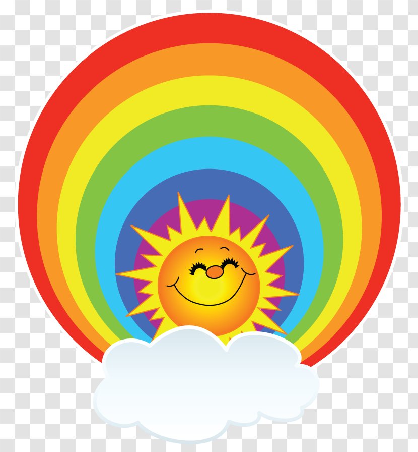 Sunshine Square Preschool Pre-school Child Emoticon Clip Art - Smiley - Triple Rainbow Transparent PNG