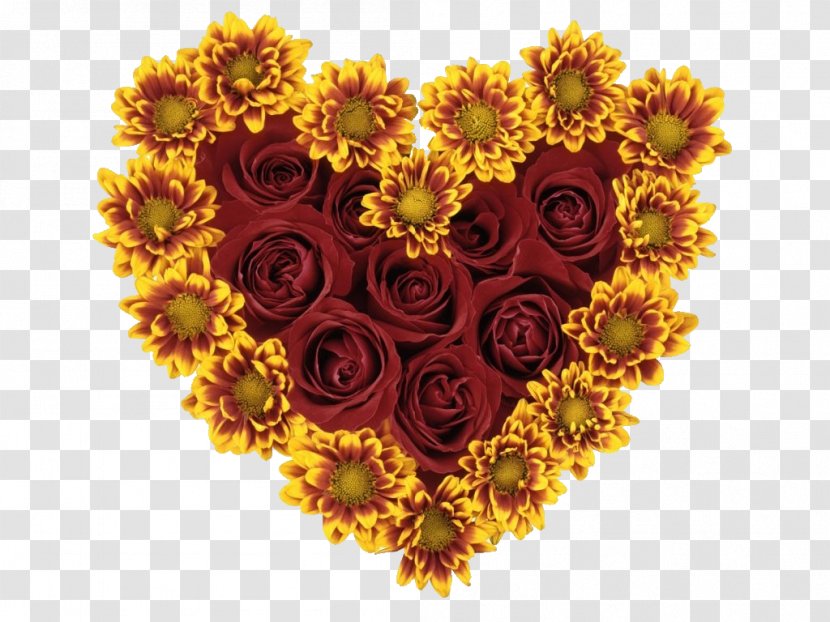 Heart Desktop Wallpaper Love Clip Art - Chrysanths - Coracao Transparent PNG