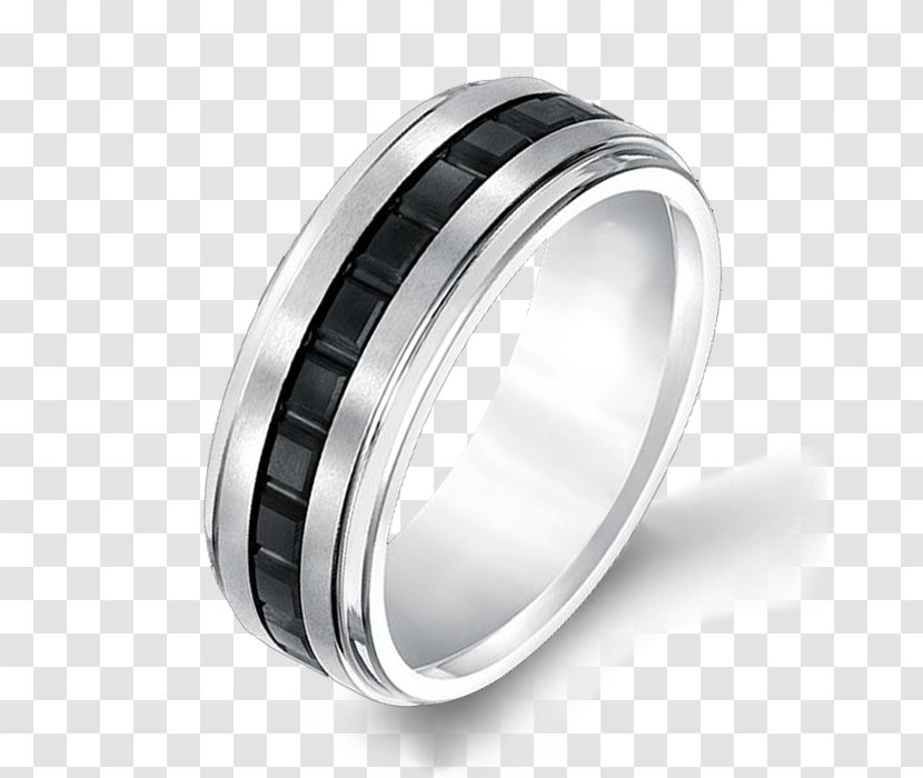 Wedding Ring Jewellery Engagement - Tungsten Transparent PNG
