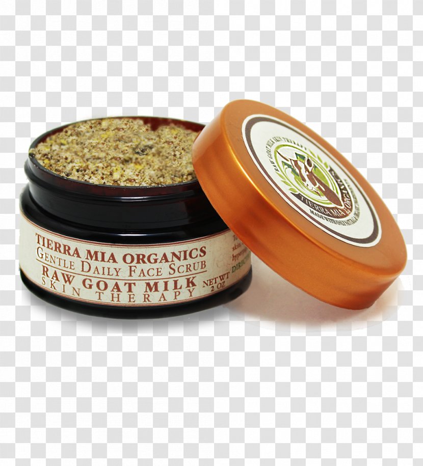 Tierra Mia Organics Raw Goat Milk Skin Therapy Cleanser Ounce - Face - Scrub Transparent PNG