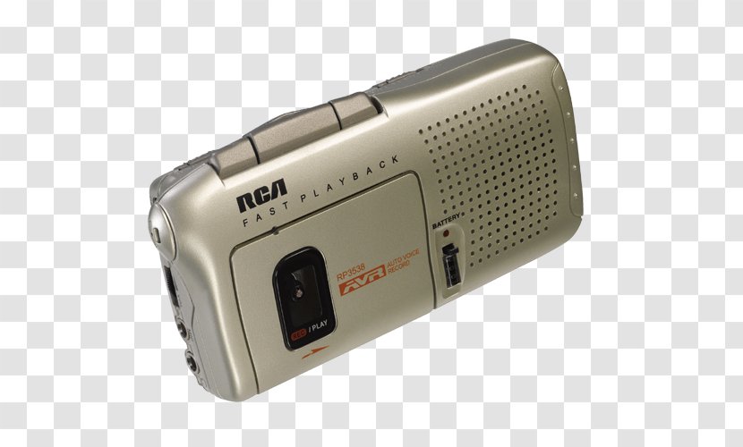 Microphone Microcassette Compact Cassette Tape Recorder Deck - Sound Recording And Reproduction Transparent PNG