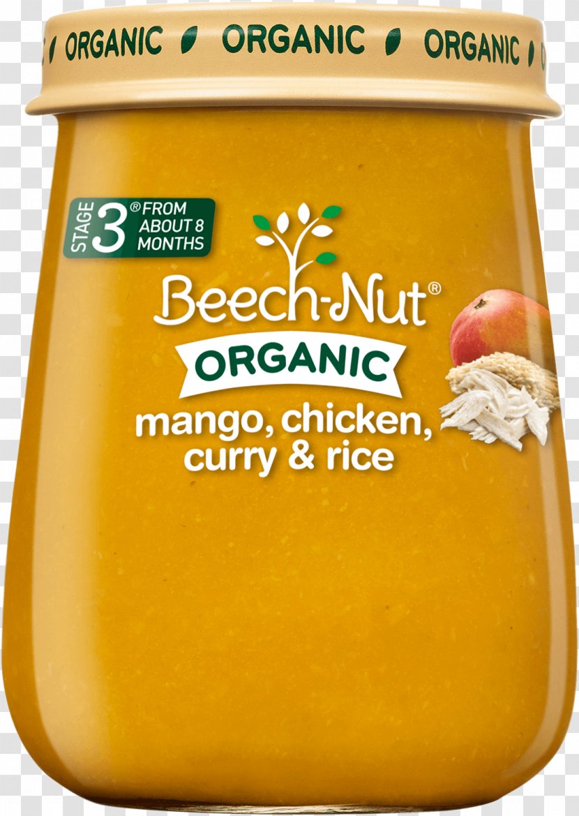 Baby Food Organic Chicken Curry Carrot - Condiment - Mango Rice Transparent PNG