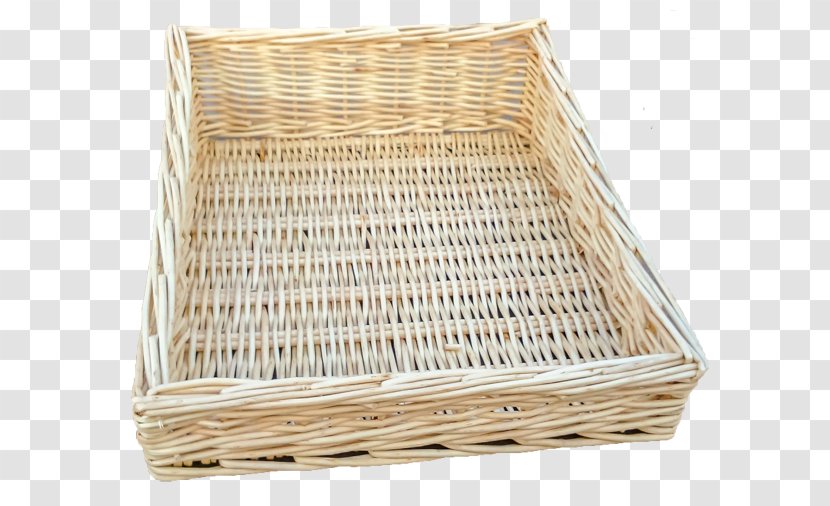 Hamper Wicker Basket Tray Lid - White Willow - BREAD BASKET Transparent PNG